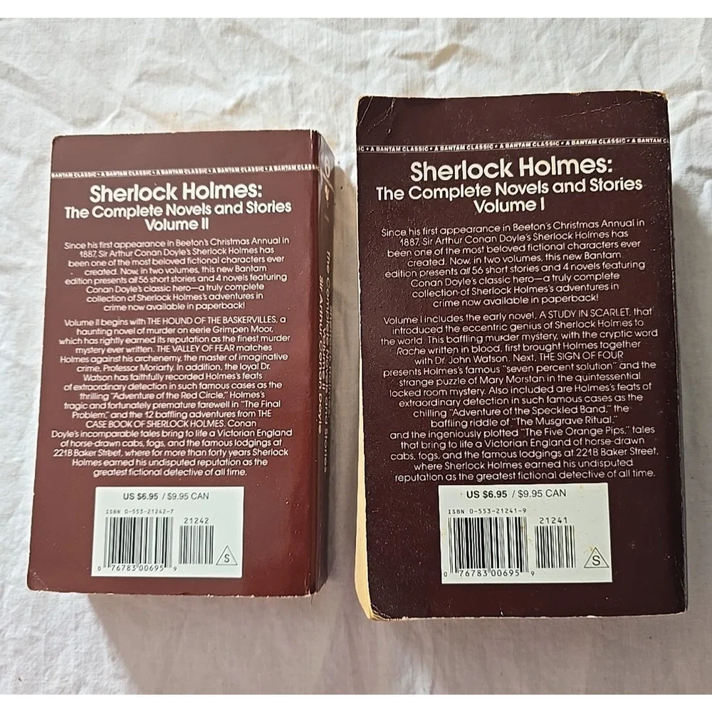 Lot of 2 Sherlock Holmes Vol 1 and 2 by‎ Sir Arthur Conan Doyle Paperback Books